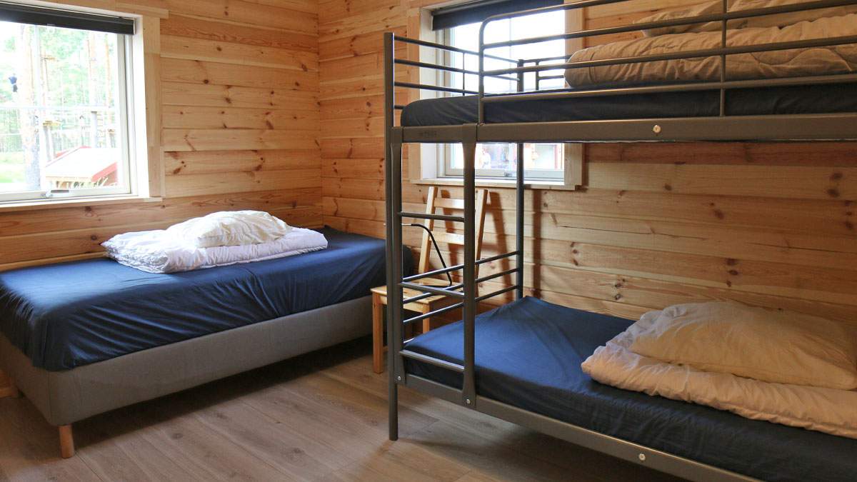 Troll cabin bedroom