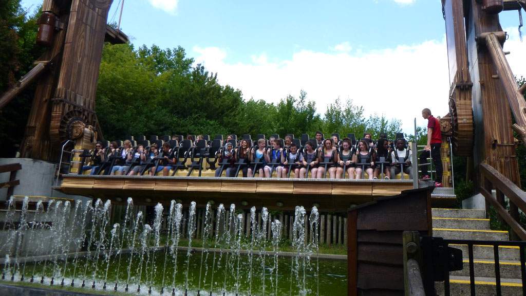 Group of children at Walibi Theme Park