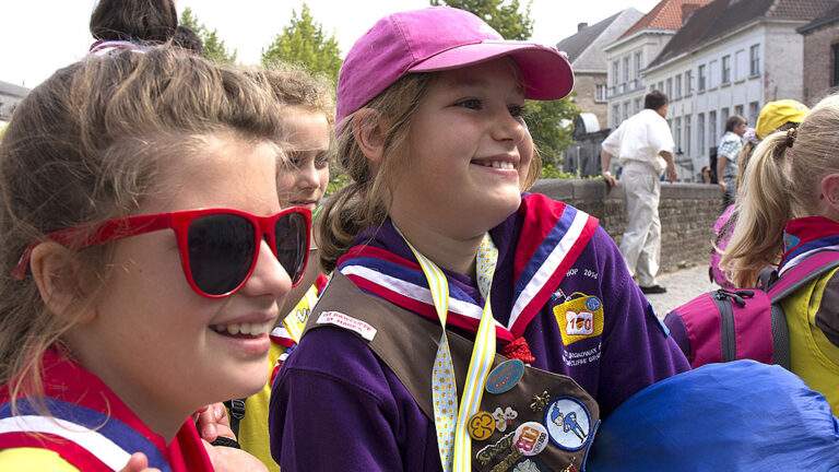 Brownies on tour in Belgium