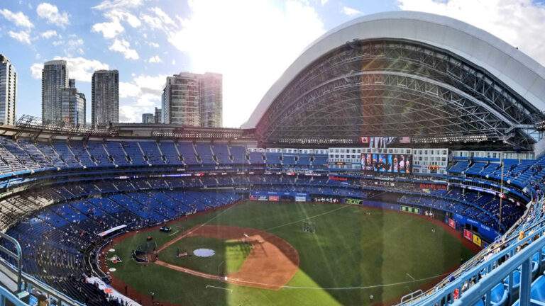Live Baseball Game in Toronto