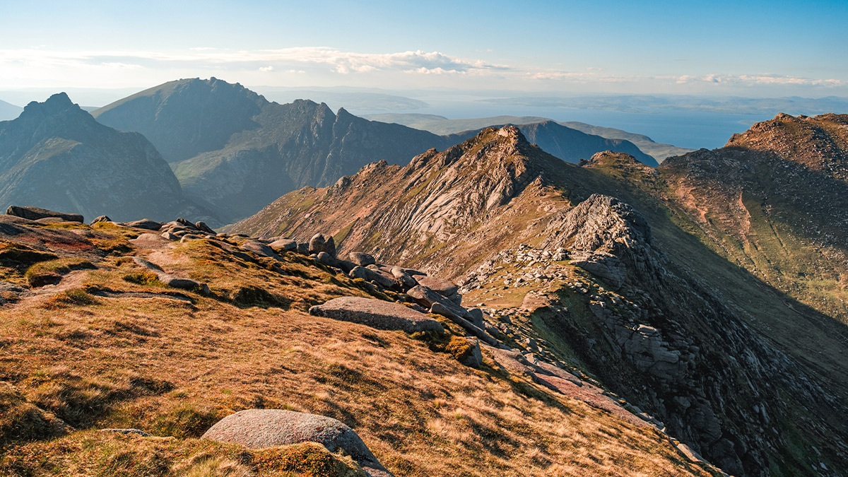 view on the Isle of Arran