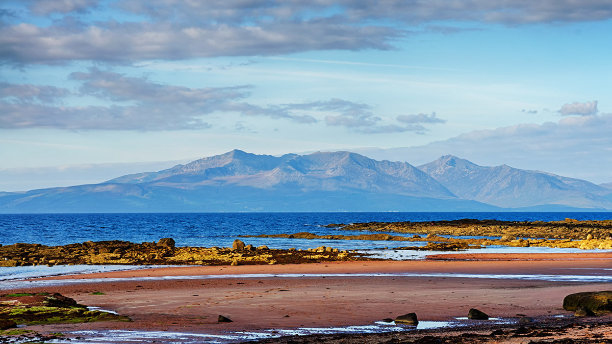 view of the Isle of Arran