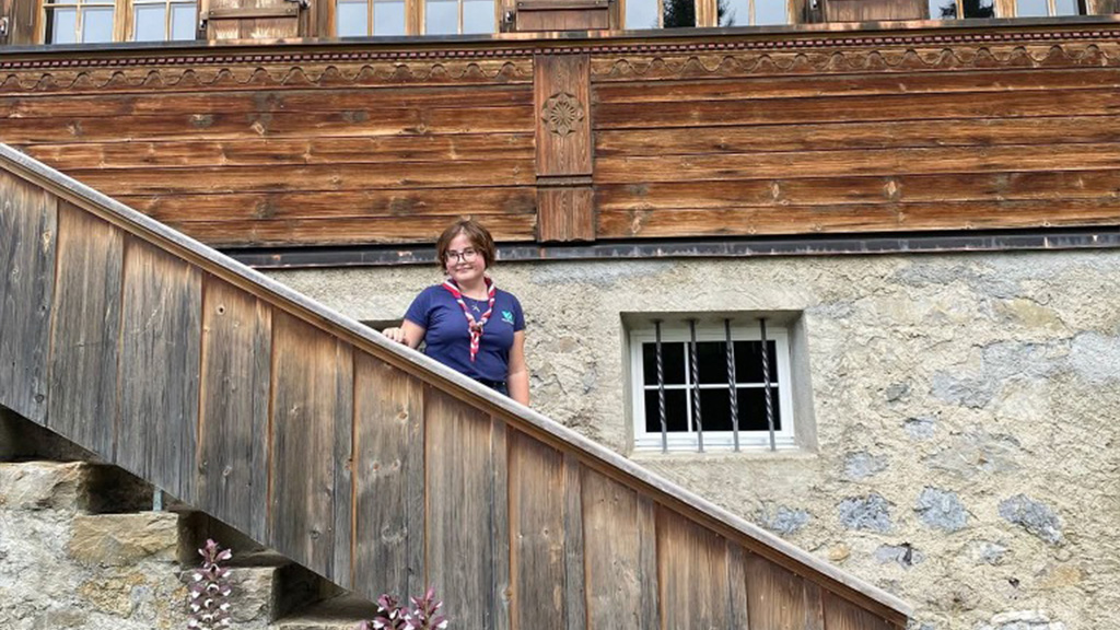 Rosa the rep in Adelboden
