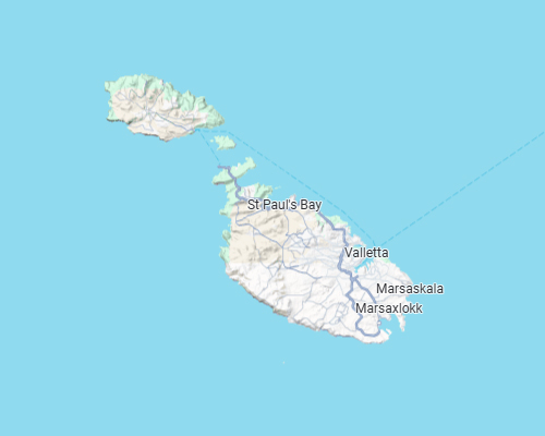 Malta map