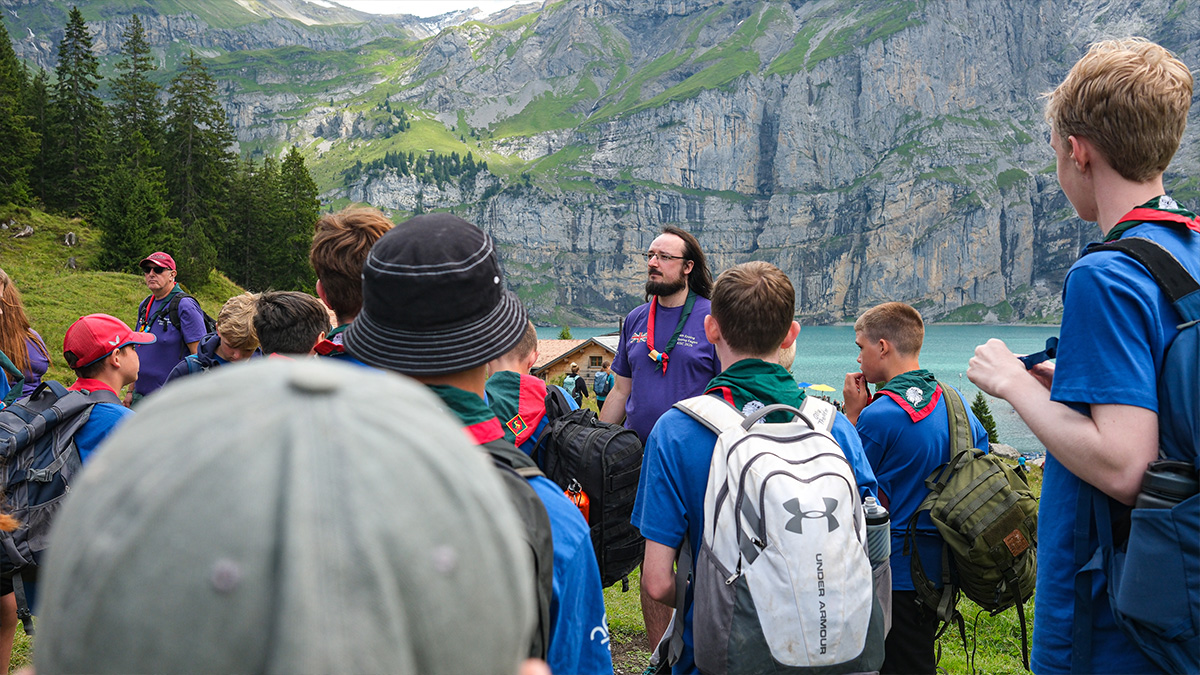 Epping Eagles at Oeschinensee in Switzerland