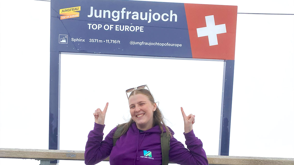 Rep Amelia at Jungfraujoch