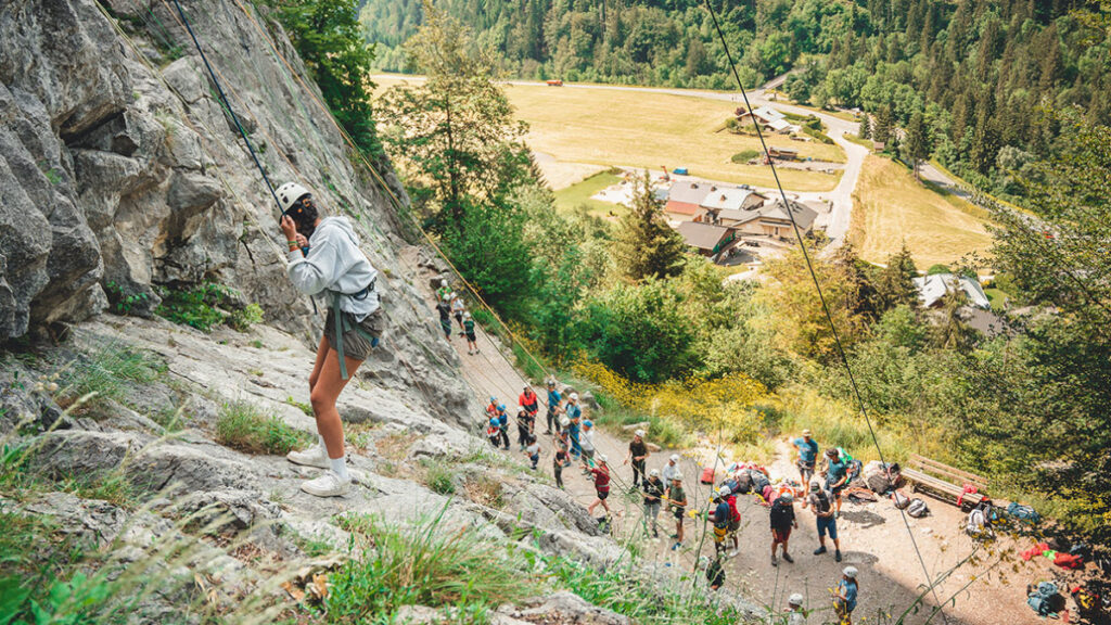 Climbing in Morzine