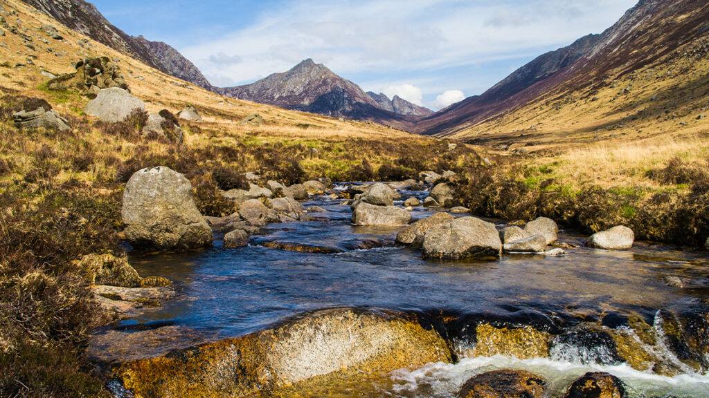 view on the Isle of Arran