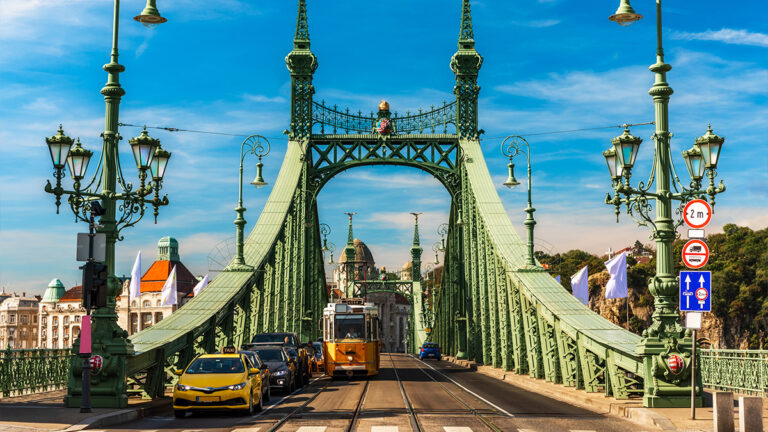 Liberty Bridge in Budapest