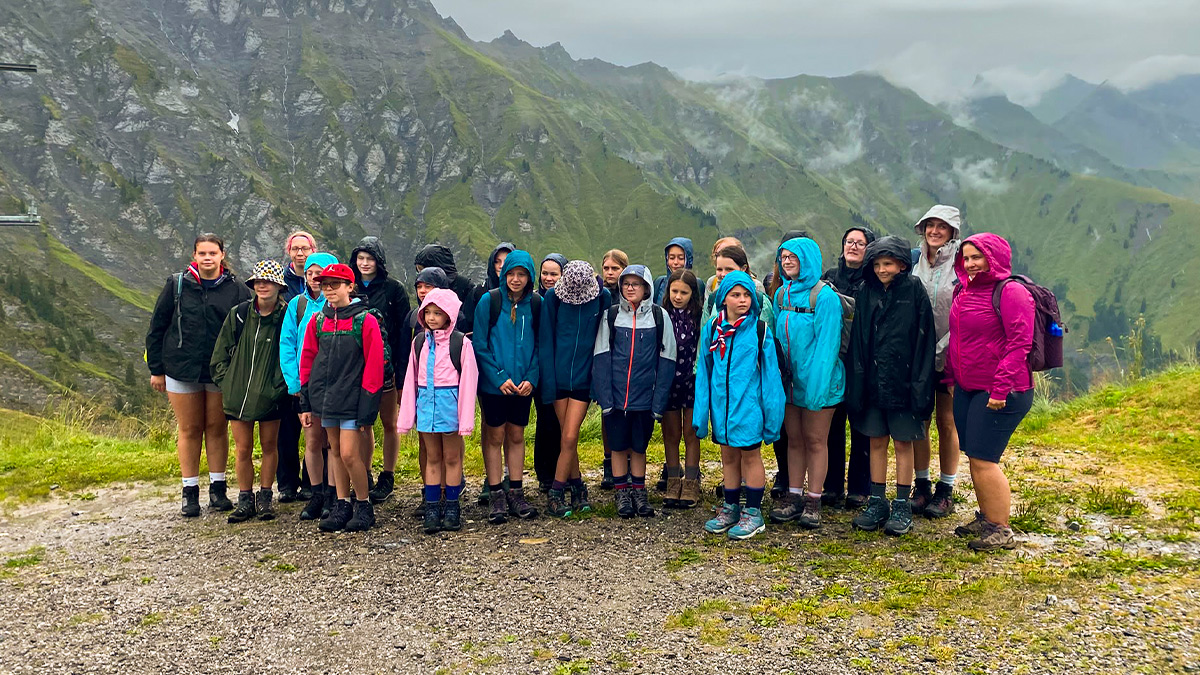 1st Catsfield Guides adventure to Adelboden, Switzerland