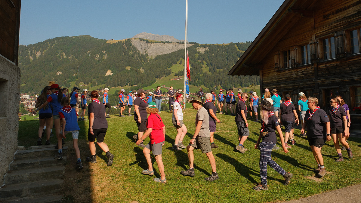 1st Catsfield Guides adventure to Adelboden, Switzerland