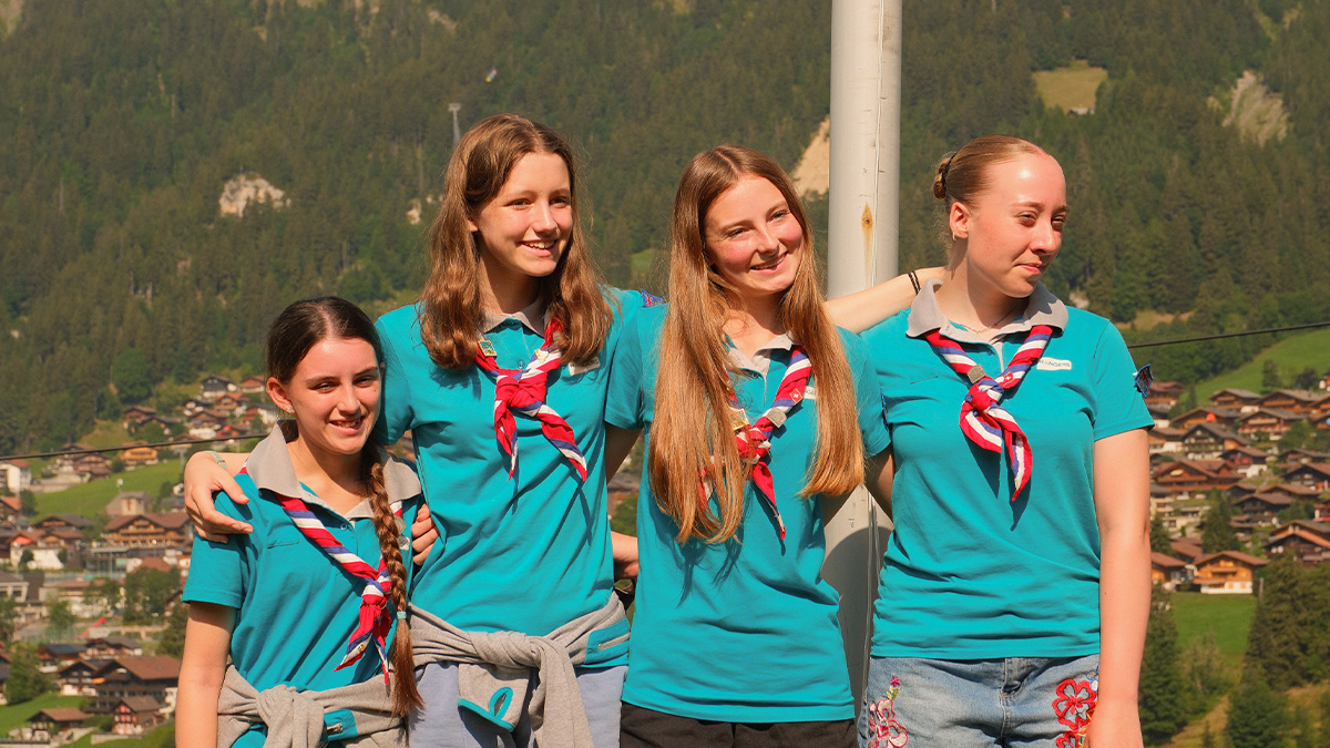 1st Catsfield Guides adventure to Adelboden, Switzerland