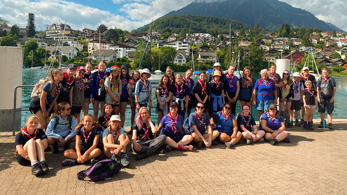 1st Catsfield Guides adventure to Adelboden, Switzerland