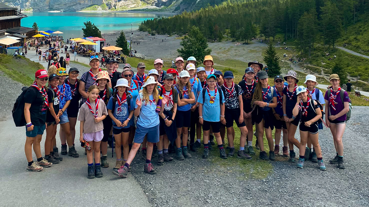 1st Catsfield Guides adventure to Adelboden, Switzerland