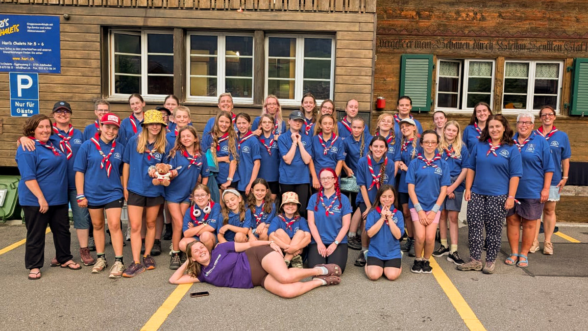 1st Catsfield Guides adventure to Adelboden, Switzerland