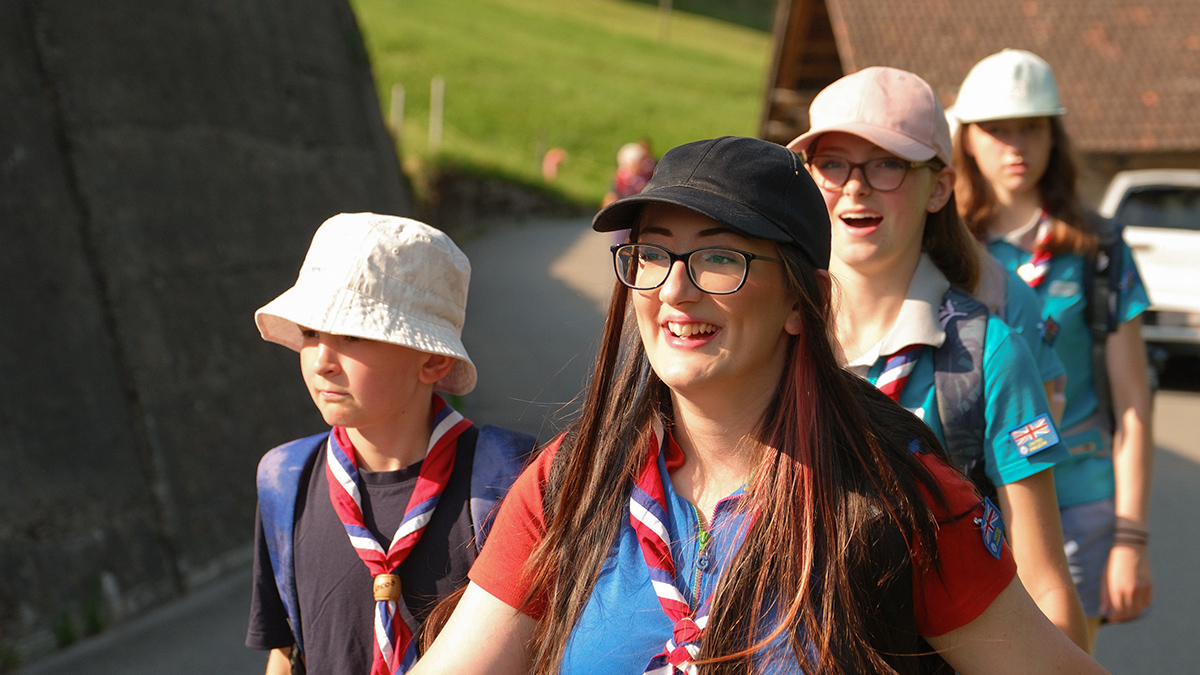 1st Catsfield Guides adventure to Adelboden, Switzerland