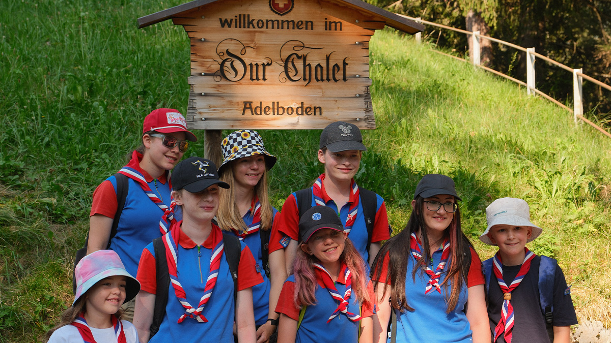 1st Catsfield Guides adventure to Adelboden, Switzerland