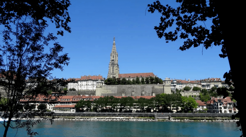 The river Aare Bern Switzerland