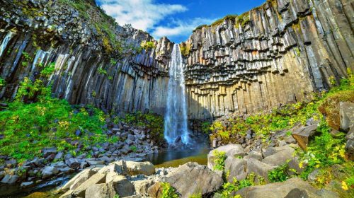 Waterfall in Iceland