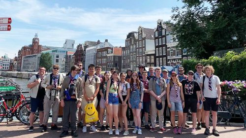 The Solar Explorers visit Amsterdam