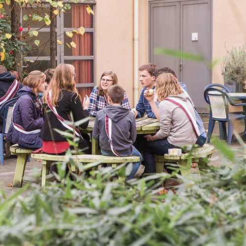 VJH Leuven outdoor area