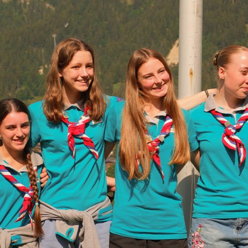 1st Catsfield Guides adventure to Adelboden, Switzerland