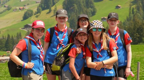 1st Catsfield Guides adventure to Adelboden, Switzerland