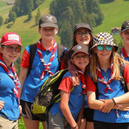 1st Catsfield Guides adventure to Adelboden, Switzerland