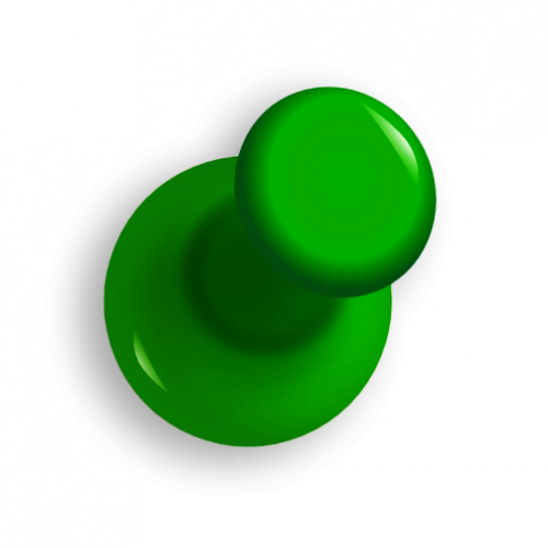 Green pin