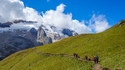 Hiking in the Dolomites
