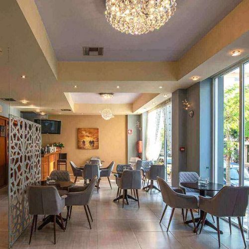 Hotel Olympic dining room
