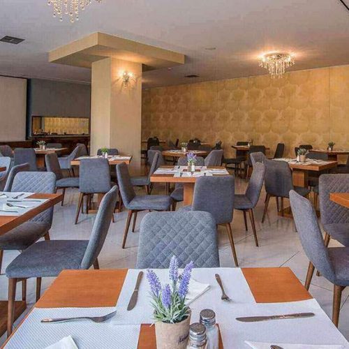 Hotel Olympic dining room