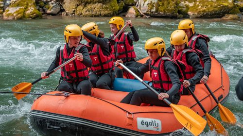 White water rafting in Morzine