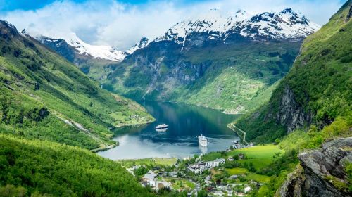 Geiranger fjord, Beautiful Nature Norway