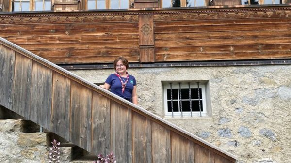 Rosa the rep in Adelboden