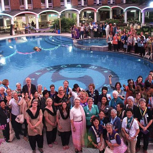 Sangam India swimming pool and guests