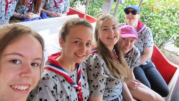 Girl Guides in Disneyland Paris