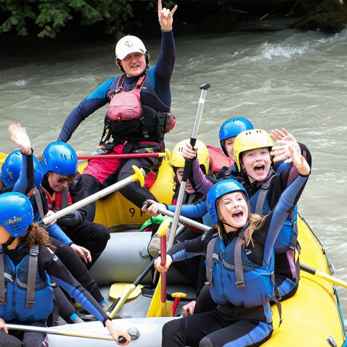 Hexham white water rafting in Switzerland